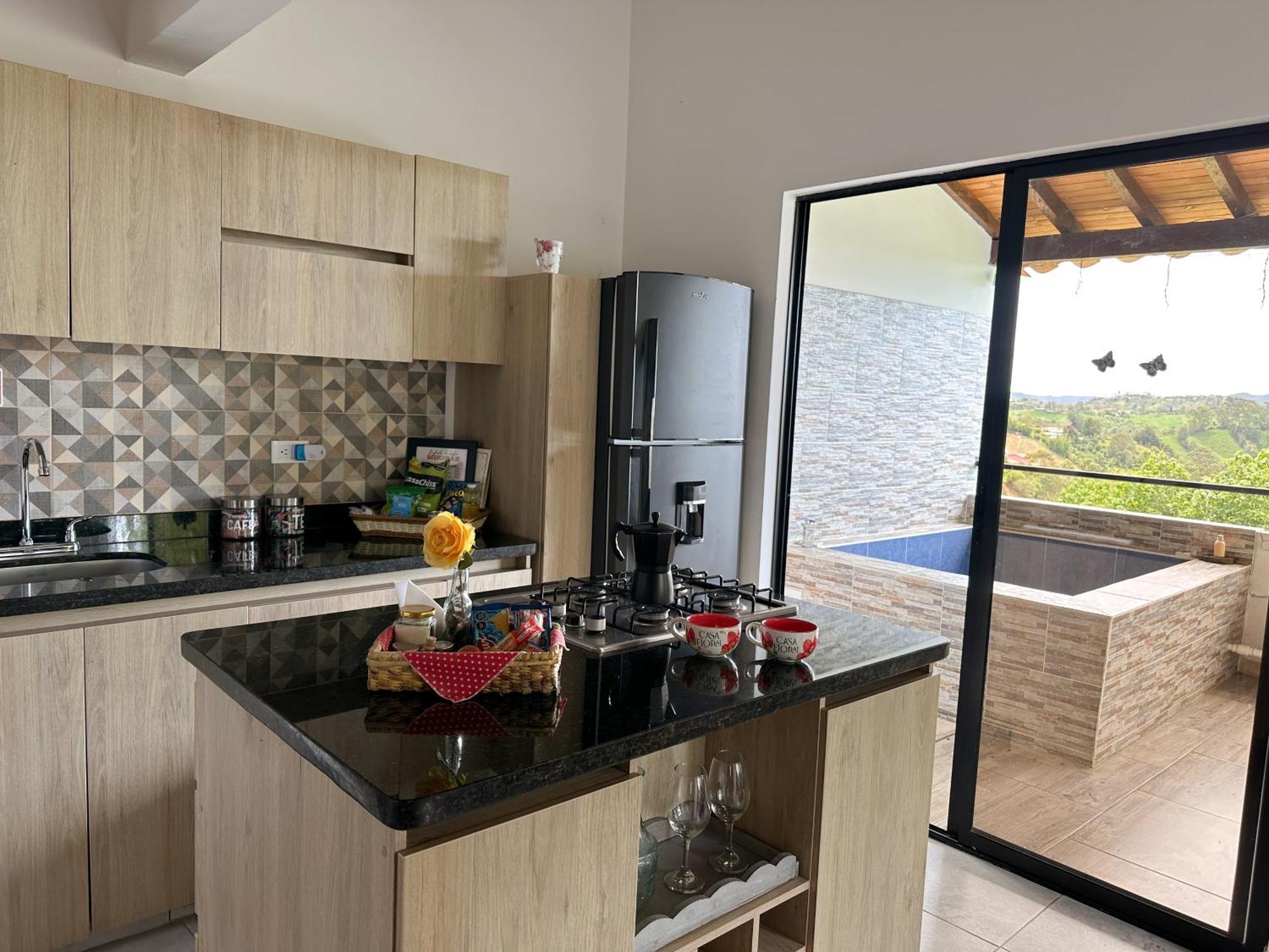 Cabanas Con Jacuzzi Y Chimenea - Casa Floral, Marinilla Bagian luar foto
